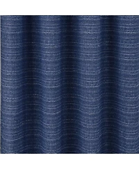 Rt Designer Collection Kensington Jacquard Foam Backed Luxurious Decorative Grommet Curtain Panel 54" x 95" Navy