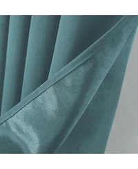 Rt Designers Collection Anchorage Blackout Grommet Curtain Panel 54" x 84" Turquoise