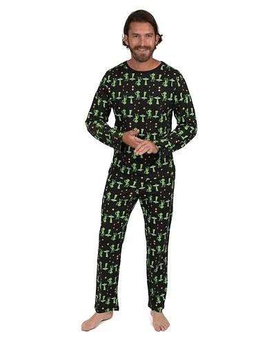 Leveret Men's Men s Two Piece Cotton Halloween Pajamas