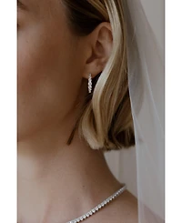 Untamed Petals Icon Crystal Hoops