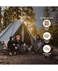 Regatta Bell Tent- 13' (Desert Red, Fire Water Repellent)