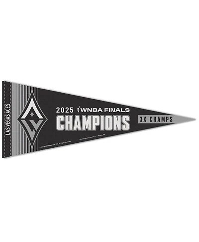 Wincraft Las Vegas Aces 2025 Wnba Finals Champions 12" x 30" Premium Pennant
