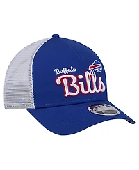 New Era Men's Royal Buffalo Bills Side Lines 9FORTY Adjustable Hat