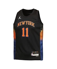 Jordan Big Boys and Girls Jalen Brunson Black New York Knicks Swingman Jersey