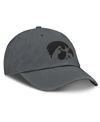 Nike Men's Charcoal Iowa Hawkeyes Club Campus Adjustable Hat