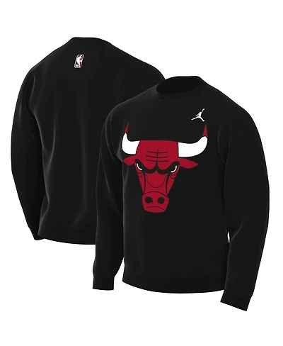 Jordan Men's Black Chicago Bulls Statement Edition Sweatshirt