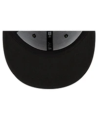 New Era Men's Black Brooklyn Nets 9FIFTY Snapback Hat