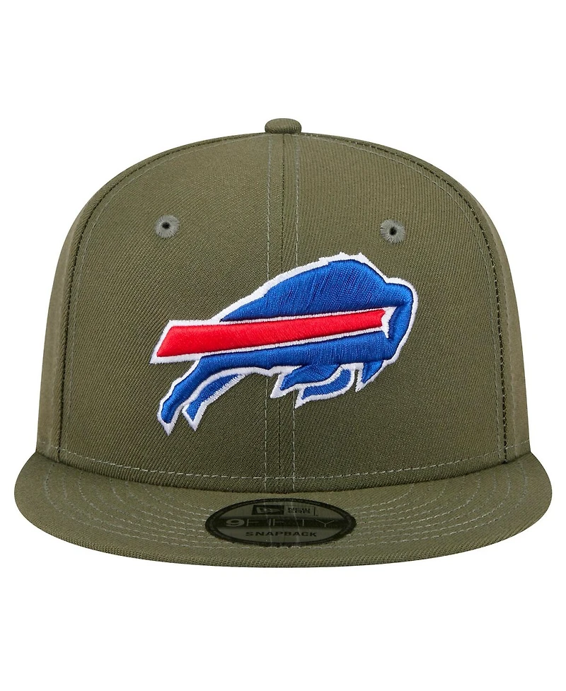 New Era Men's Olive Buffalo Bills Main 9FIFTY Snapback Hat