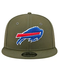 New Era Men's Olive Buffalo Bills Main 9FIFTY Snapback Hat