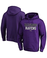 Fanatics Men's Purple Baltimore Ravens Big Tall Fleece Hoodie