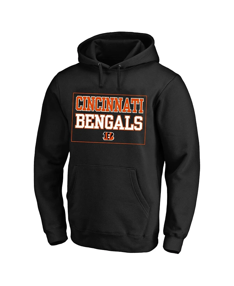 Fanatics Men's Black Cincinnati Bengals Big Tall Fleece Hoodie