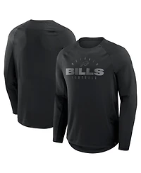 Fanatics Men's Black Buffalo Bills Big Tall Coverage Scheme Long Sleeve T-Shirt