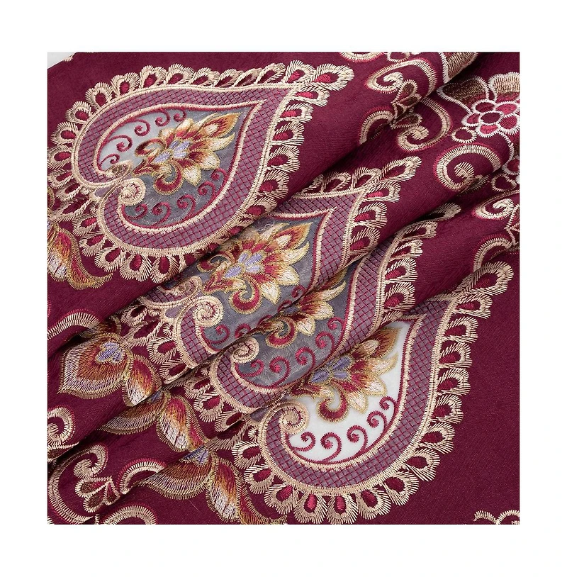 Rt Designers Collection Bonnie Macrame Room Darkening Curtain Panel