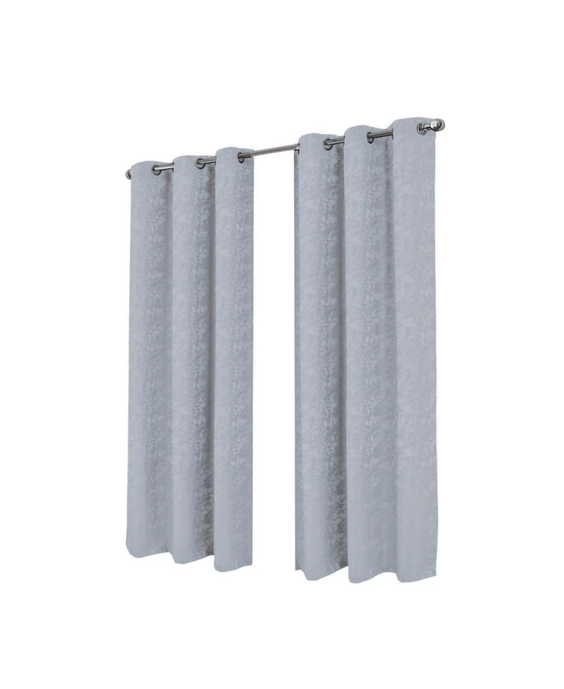 Rt Designer Collection Calypso Shimmer Jacquard Curtain Panel Pair