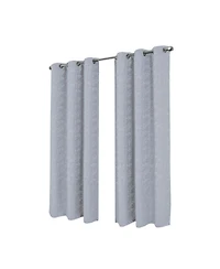 Rt Designer Collection Calypso Shimmer Jacquard Curtain Panel Pair