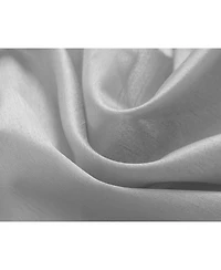 Rt Designer Collection Nancy Grommet Luxurious Modern Design Curtain Panel 54" x 95" Silver