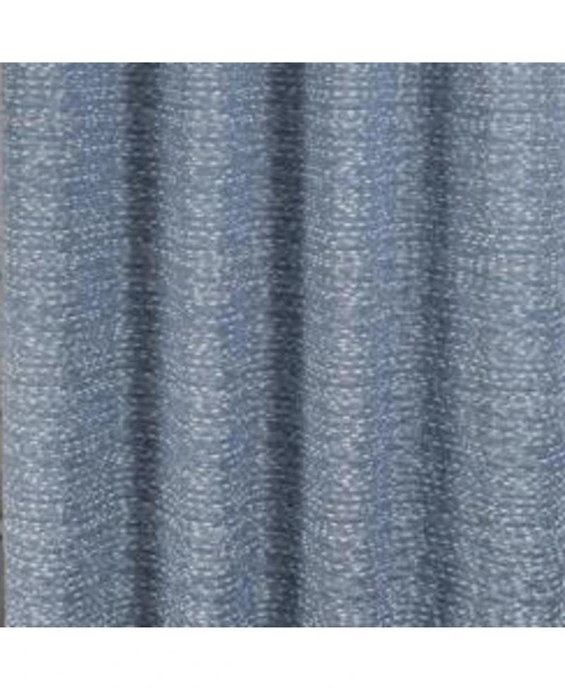 Rt Designers Collection Roman Jacquard Premium & Stylish Grommet Panel 54" x 90" Dark Blue