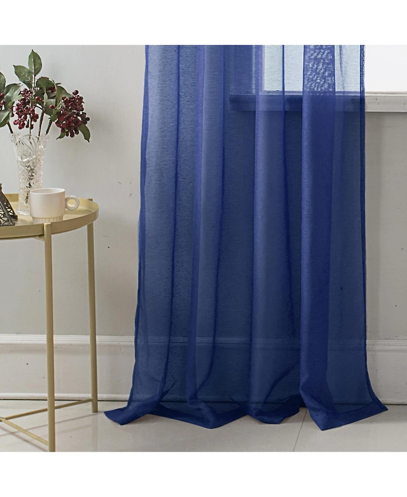 Rt Designer Collection Celine Sheer Luxurious Modern Curtain Panel