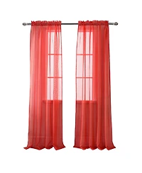 Rt Designer Collection Celine Sheer Luxurious Modern Design Curtain Panel
