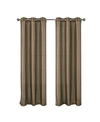 Rt Designer Collection Nancy Grommet Luxurious Modern Design Curtain Panel 54" x 95" Taupe