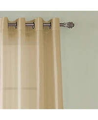 Rt Designer Collection Nancy Grommet Luxurious Modern Design Curtain Panel 54" x 95" Beige