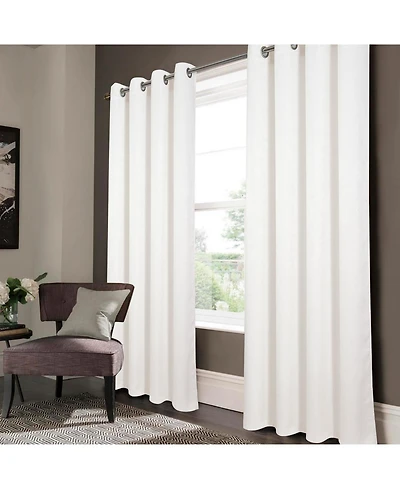 Rt Designers Nellie Embossed Blackout Grommet Panel - 52x84", White
