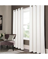 Rt Designers Nellie Embossed Blackout Grommet Panel - 52x84", White