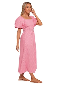 Petal and Pup Women's Chlo Puff Sleeve Midi Dress