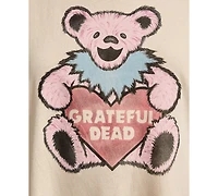 Lucky Brand Women's Grateful Dead Valentine Bear Boyfriend Graphic T-Shirt