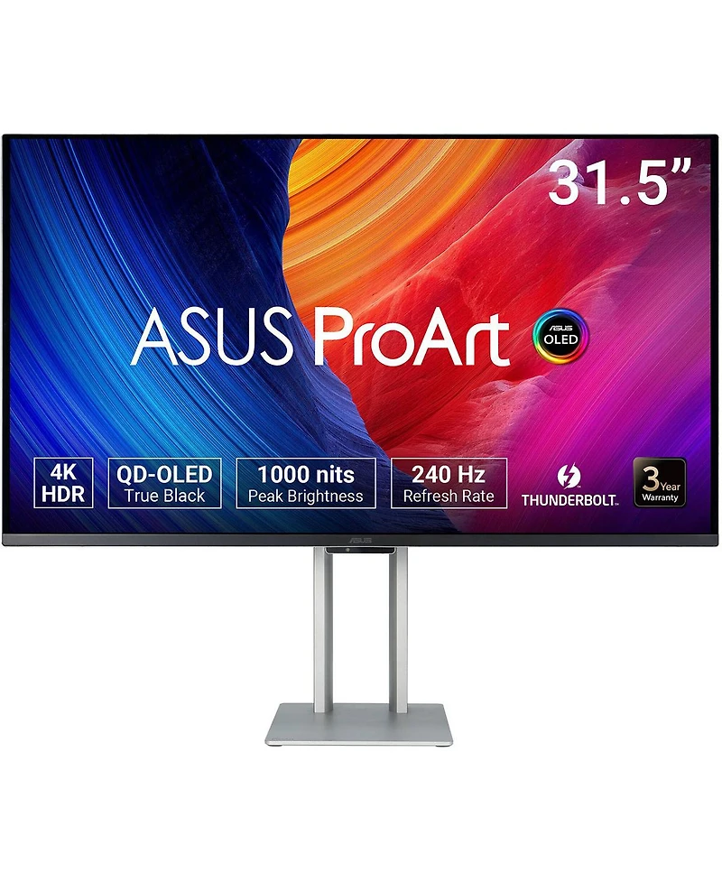 Asus ProArt Display PA32UCDM 31.5" 16:9 4K Ultra Hd 240Hz Qd-oled Hdr Monitor
