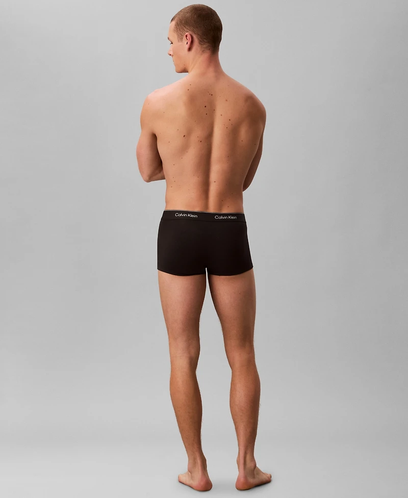 Calvin Klein Men's Icon Low-Rise Trunks, Pack of 3