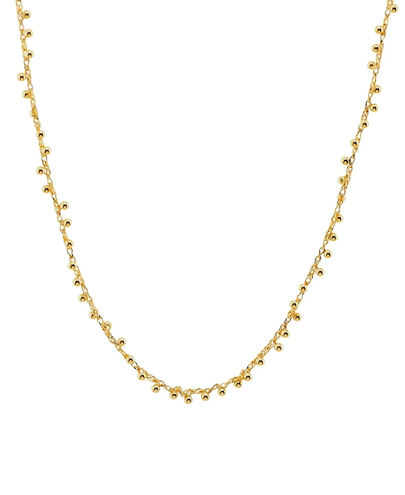 Giani Bernini Primavera Gold Over Silver Ball Stud Necklace