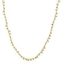 Giani Bernini Primavera Gold Over Silver Ball Stud Necklace