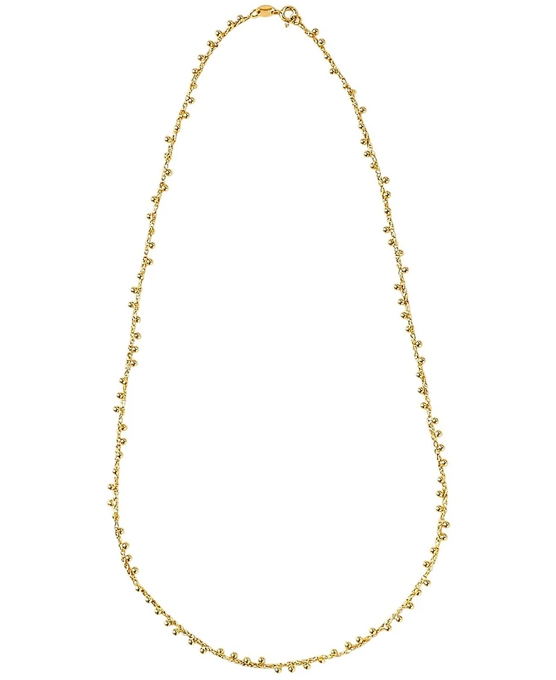Giani Bernini Primavera Gold Over Silver Ball Stud Necklace