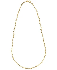 Giani Bernini Primavera Gold Over Silver Ball Stud Necklace
