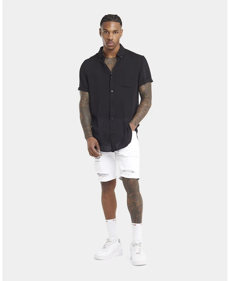 Xxiii Men's Dubrovnik Short Sleeve Button Up Shirt.