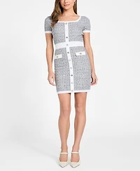 Guess Women's Short-Sleeve Annabelle Sweaterdress