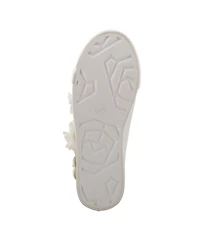 Patrizia Women's Fleur Floral Applique Lace-Up Canvas Sneakers