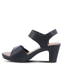 Patrizia Women's Dade Metallic Button Platform Sandals