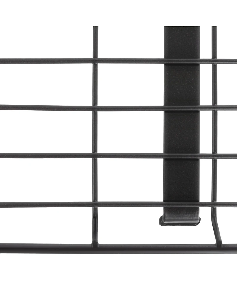 Household Essentials Rear Display Over-The-Washer Storage Shelf, Silver