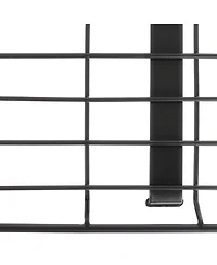 Household Essentials Rear Display Over-The-Washer Storage Shelf, Silver