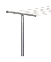 Household Essentials Galvanized Steel Onepiece Pole Clothesline T-Post