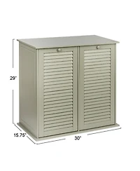 Household Essentials Tilt-out Cabinet Laundry Sorter with Shutter Front