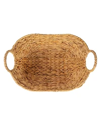 Household Essentials Water Hyacinth Basket with Handles