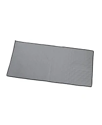 Household Essentials Quilted Table Leaf Storage Bag, Gray with Charcoal Trim