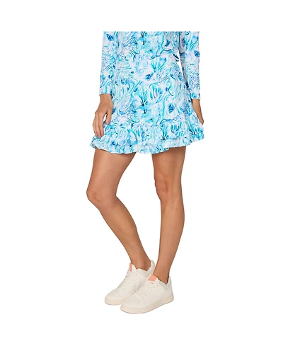 G Lifestyle Clothing Women's Double Ruffle Skort.