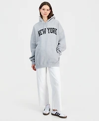 Champion Unisex Powerblend New York Graphic Pullover Hoodie, Created for Macy's