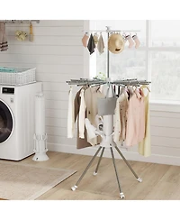 Sugift 33.5in Steel Firewood Rack Fireplace Log Holder with Fireplace Tools