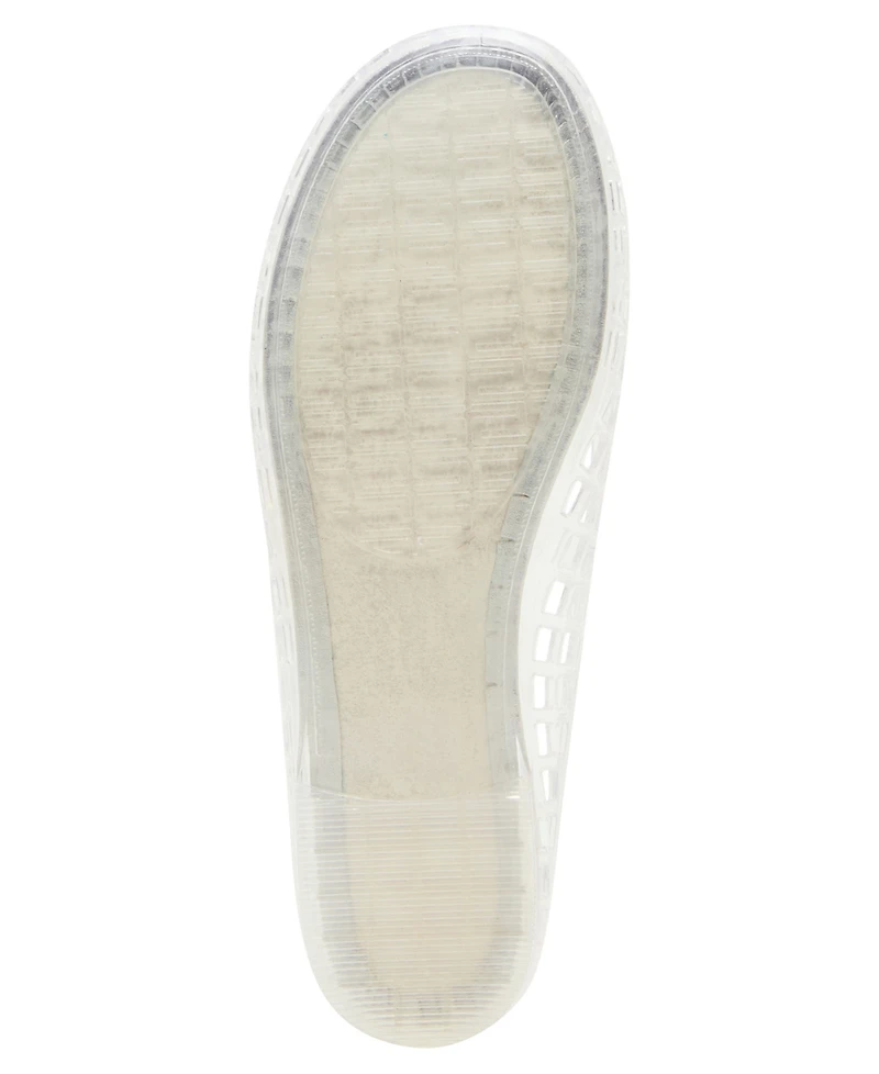 Madden Girl Women's Safron Caged Jelly Mary-Jane Slip-On Flats