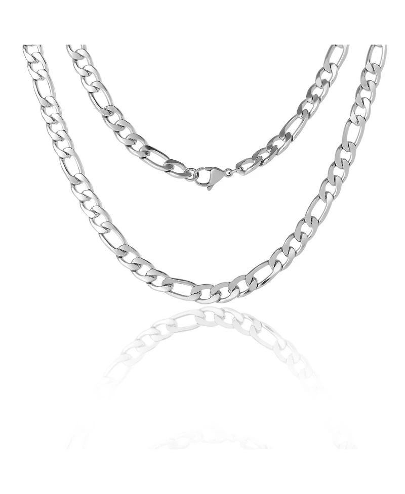 Lucky Brand Men s Figaro Chain Necklace, Silver Tone 22'' Links